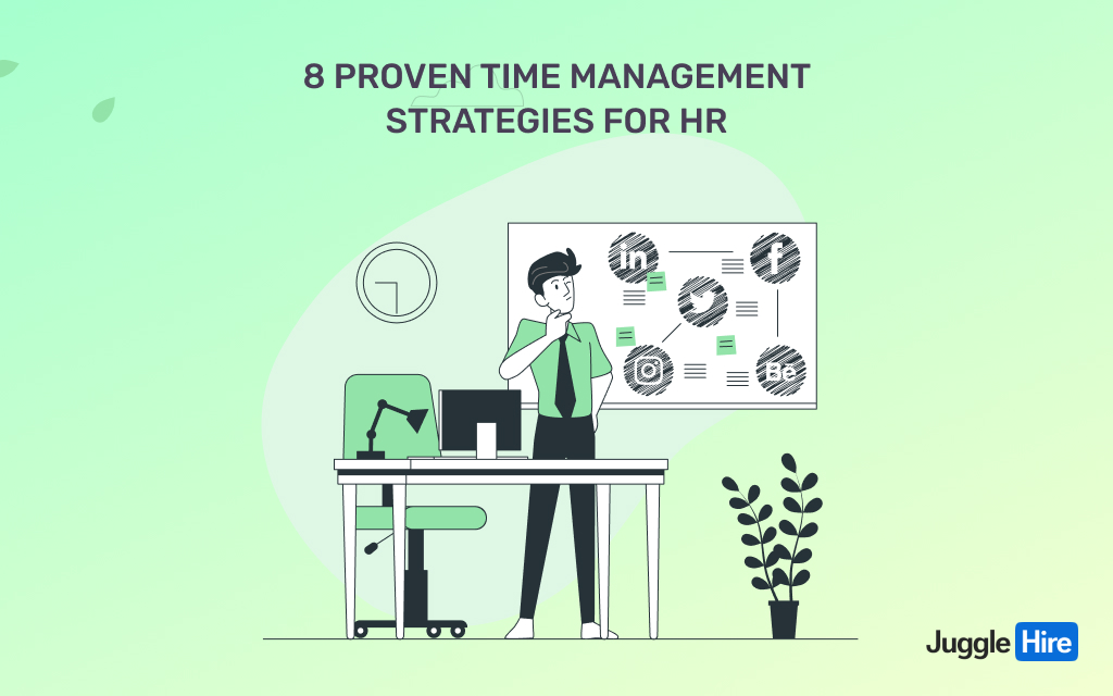 one person is standing and deciding time management strategies for HR professionals